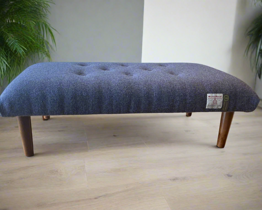 Large Harris Tweed Footstool