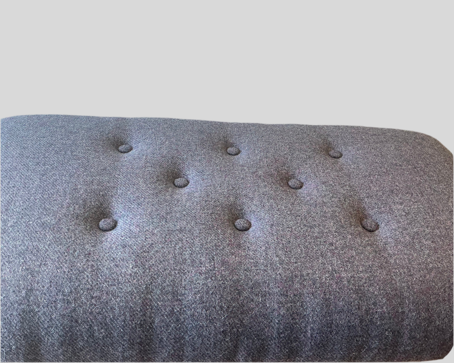 Large Harris Tweed Footstool
