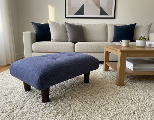 Harris Tweed Footstool