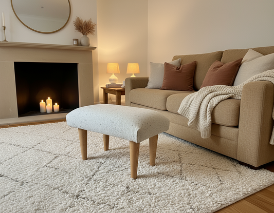 Harris Tweed Footstool