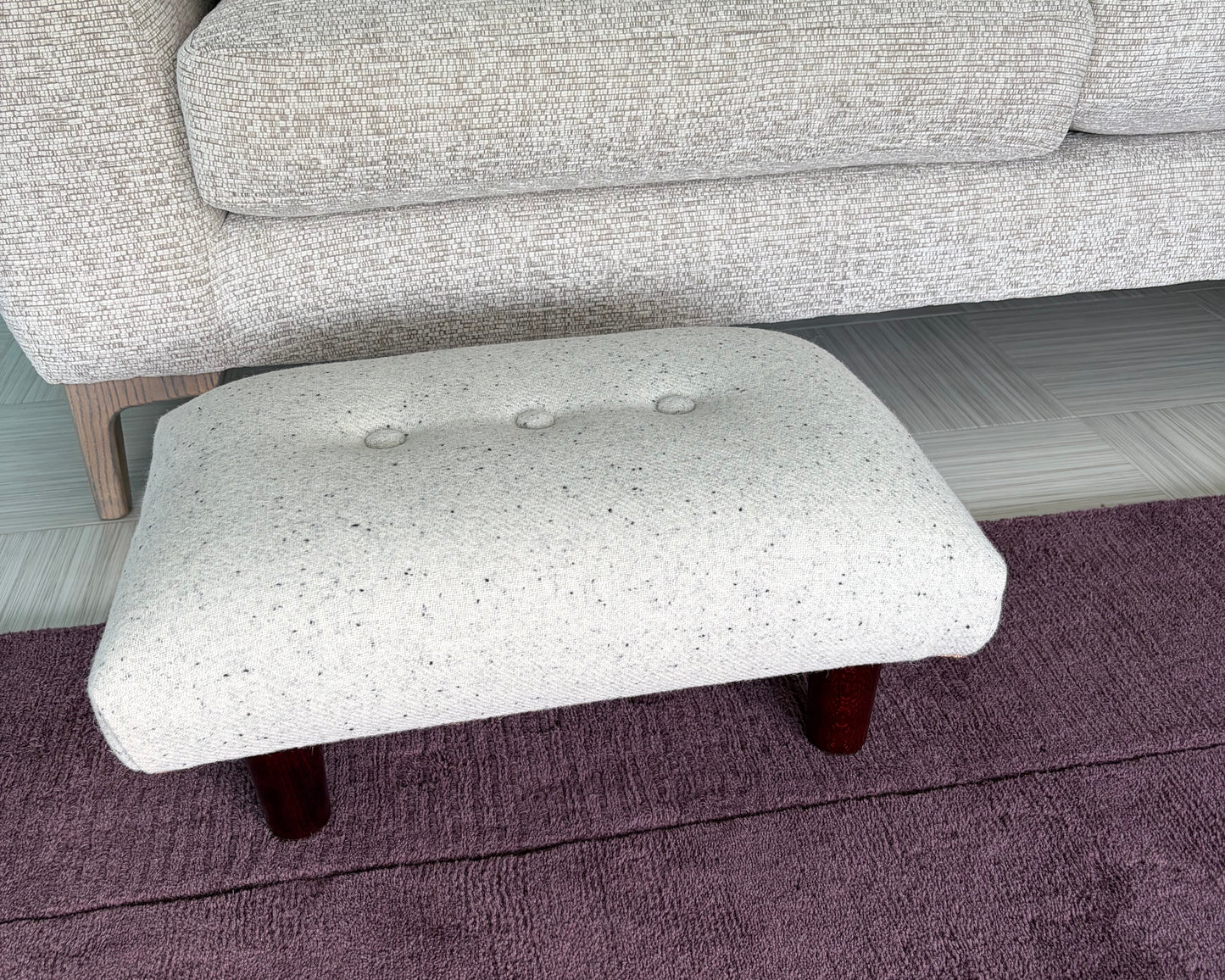 Harris Tweed Small Footstool