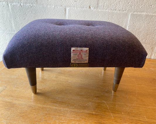 Small Harris Tweed Footstool