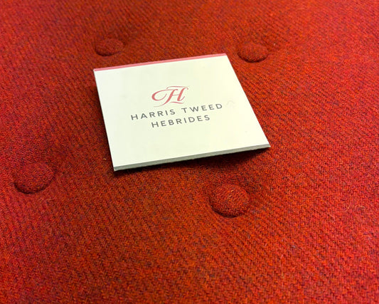 Large Harris Tweed Footstool