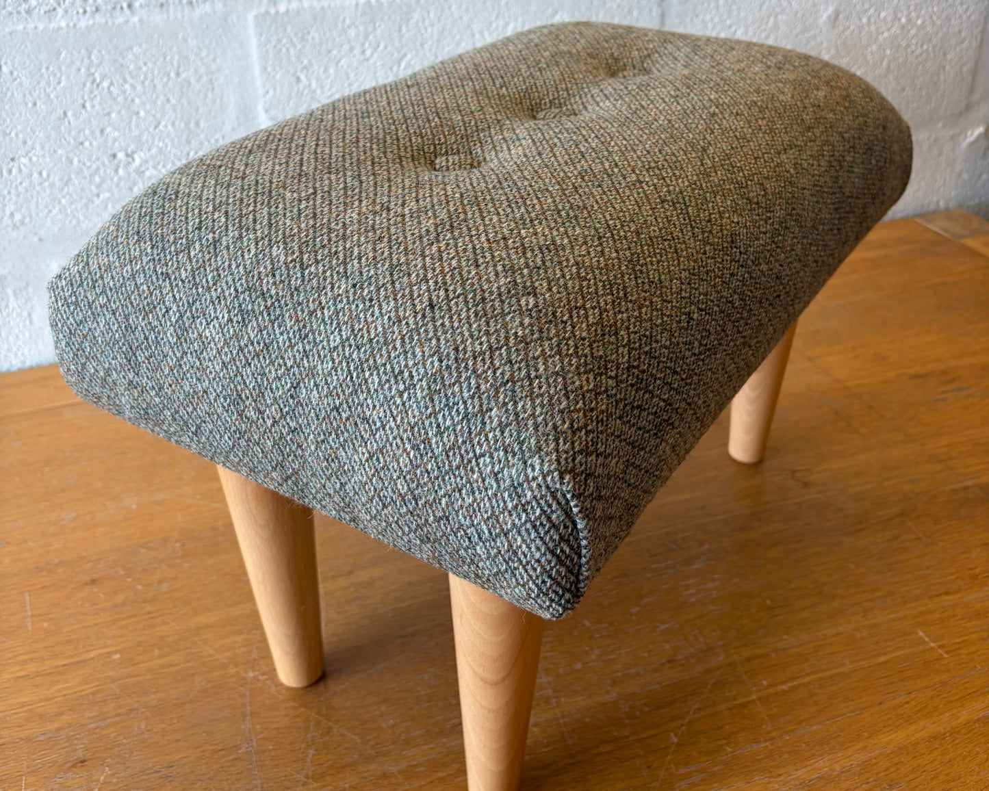 Harris Tweed Footstool